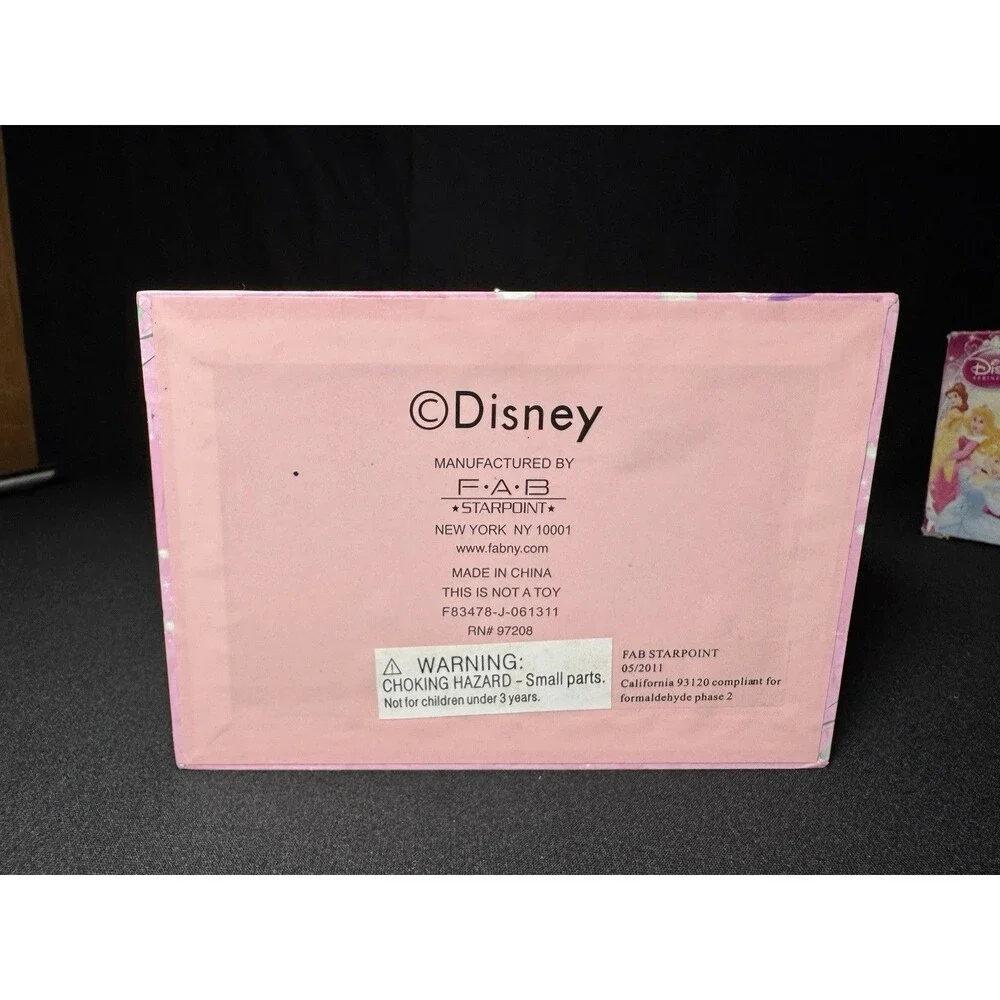 Disney Princess Cinderella Y2K FAB Jewelry Trinket Box Chest - New, Open Box